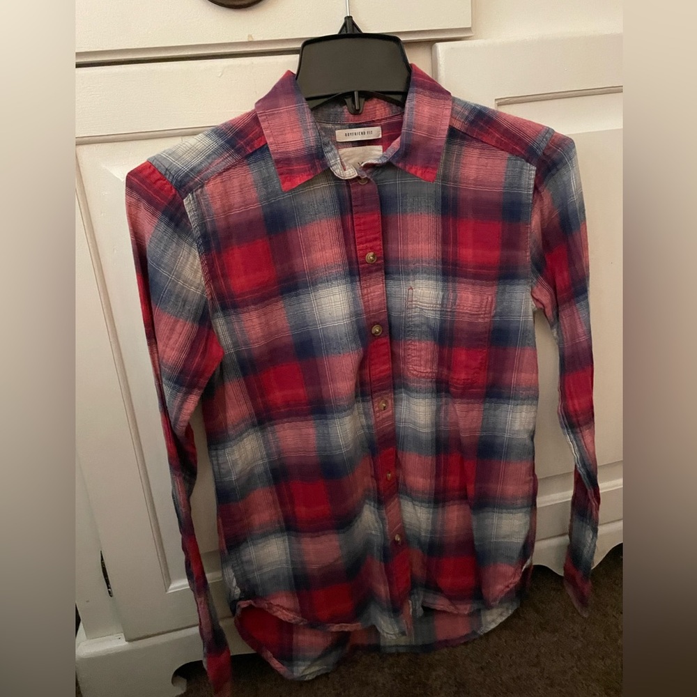 American Eagle plaid flannel. XS